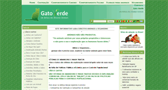 Desktop Screenshot of gatoverde.com.br